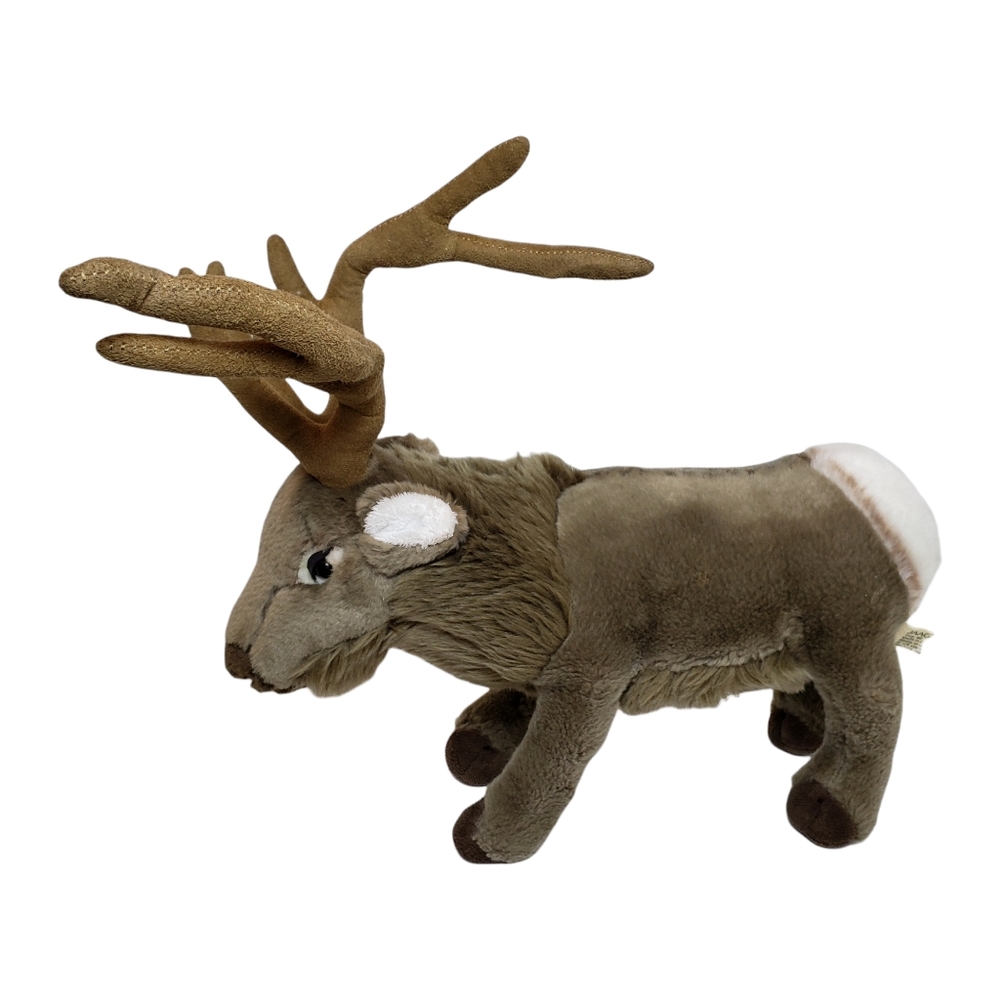 Jaag Plush Realistic Elk Plush Beige Brown 17" at tallest